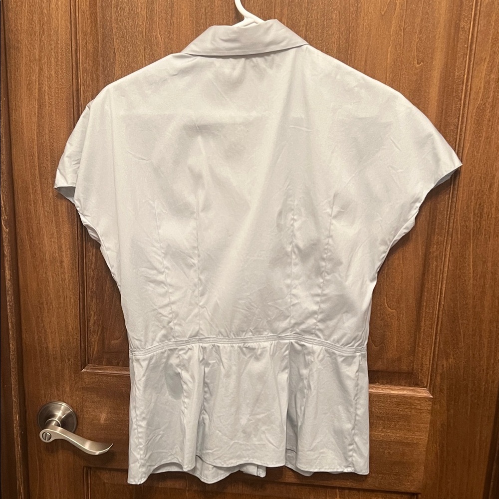 Prada Women's Blouse in Light Blue - Picture 5 of 9